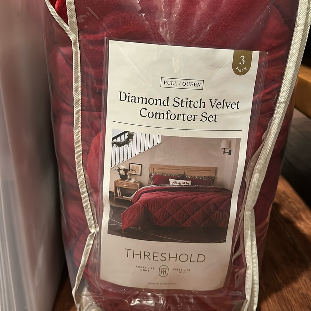 Velvet Red Comforter